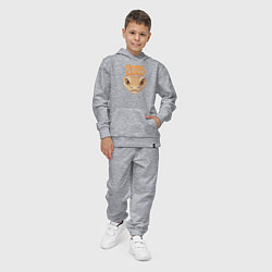 Костюм хлопковый детский Желтая змея 2025, цвет: меланж — фото 2