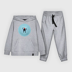 Костюм хлопковый детский Ъуъ съука - новогодний игрок, цвет: меланж