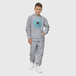 Костюм хлопковый детский Ъуъ съука - новогодний игрок, цвет: меланж — фото 2