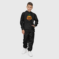 Костюм хлопковый детский Halloween pumpkin, цвет: черный — фото 2