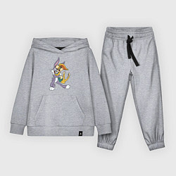 Костюм хлопковый детский Bugs Bunny - Lola Bunny, цвет: меланж
