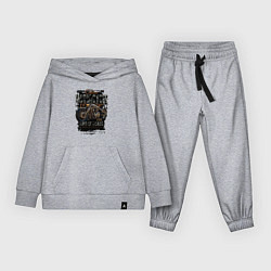 Костюм хлопковый детский Мотоцикл кастом 1988, цвет: меланж