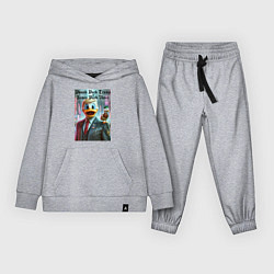 Костюм хлопковый детский Donald Duck Trump and James Duck Vance, цвет: меланж