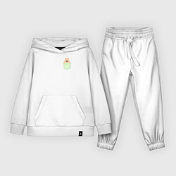 Костюм хлопковый детский Han quokka in pocket, цвет: белый