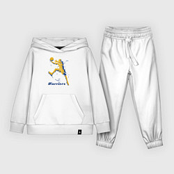 Костюм хлопковый детский Warriors baller, цвет: белый