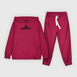 Костюм хлопковый детский Это Бэнкси, цвет: маджента