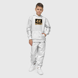 Костюм хлопковый детский 4K Ultra высокое качество, цвет: белый — фото 2