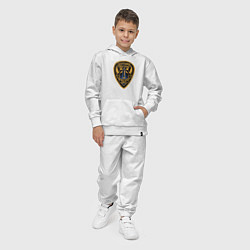 Костюм хлопковый детский Gotham city police, цвет: белый — фото 2