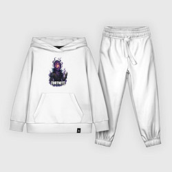 Костюм хлопковый детский Сюрреалистичный Рейвен Fortnite, цвет: белый