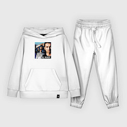 Костюм хлопковый детский Depeche Mode Exciter Tour, цвет: белый