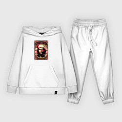 Костюм хлопковый детский Новогодний Че Гевара, цвет: белый