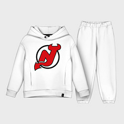 Детский костюм оверсайз New Jersey Devils, цвет: белый