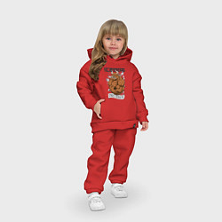 Детский костюм оверсайз Iceberg: Street Athletic, цвет: красный — фото 2