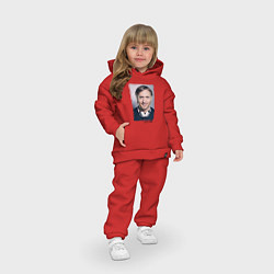 Детский костюм оверсайз David Guetta, цвет: красный — фото 2