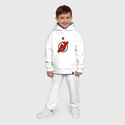 Детский костюм оверсайз New Jersey Devils: Kovalchuk 17, цвет: белый — фото 2