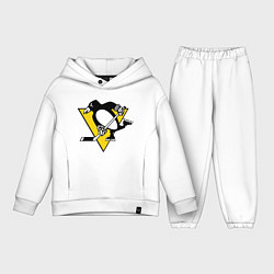 Детский костюм оверсайз Pittsburgh Penguins, цвет: белый