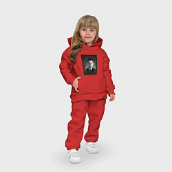 Детский костюм оверсайз Твин Пикс: нимб, цвет: красный — фото 2