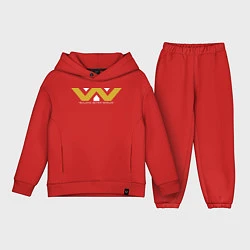 Детский костюм оверсайз Weyland-Yutani, цвет: красный
