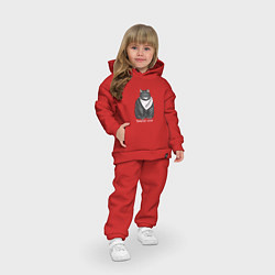 Детский костюм оверсайз Черешню неси, цвет: красный — фото 2