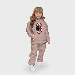 Детский костюм оверсайз Milan ACM, цвет: пыльно-розовый — фото 2