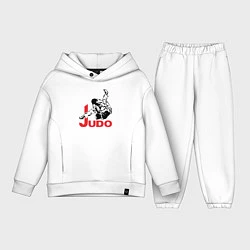 Детский костюм оверсайз Judo Master, цвет: белый