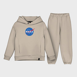 Детский костюм оверсайз NASA: Masa, цвет: миндальный