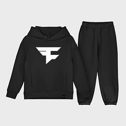 Детский костюм оверсайз FAZE Symbol, цвет: черный