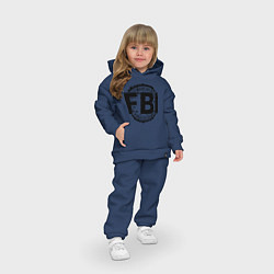 Детский костюм оверсайз FBI Agency, цвет: тёмно-синий — фото 2