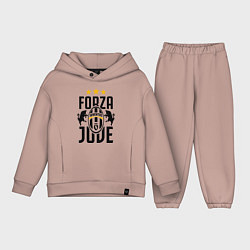 Детский костюм оверсайз Forza Juve, цвет: пыльно-розовый