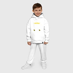 Детский костюм оверсайз ASAP Rocky Testing, цвет: белый — фото 2