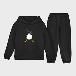Детский костюм оверсайз DAB Pinguin, цвет: черный