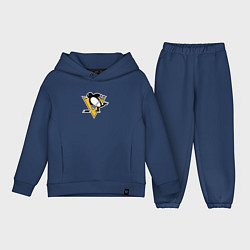 Детский костюм оверсайз Pittsburgh Penguins: Evgeni Malkin, цвет: тёмно-синий