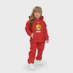 Детский костюм оверсайз BRAWL STARS SALLY LEON, цвет: красный — фото 2