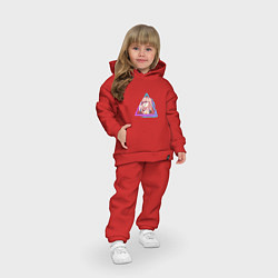 Детский костюм оверсайз 02, цвет: красный — фото 2