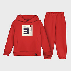 Детский костюм оверсайз Eminem MTBMB, цвет: красный