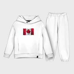 Детский костюм оверсайз Канада, цвет: белый