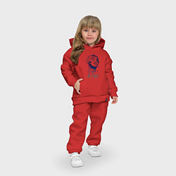 Детский костюм оверсайз Lil peep, цвет: красный — фото 2