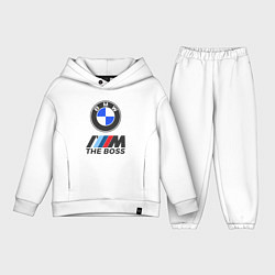 Детский костюм оверсайз BMW BOSS, цвет: белый