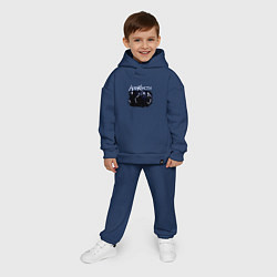 Детский костюм оверсайз Агата Кристи, цвет: тёмно-синий — фото 2