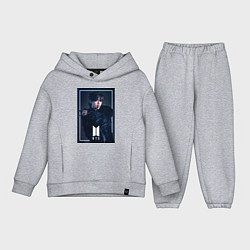 Детский костюм оверсайз BTS Black Swan, цвет: меланж