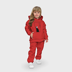 Детский костюм оверсайз Безликий, Унесенные призраками, цвет: красный — фото 2