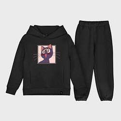 Детский костюм оверсайз Luna, Sailor Moon, цвет: черный