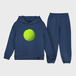 Детский костюм оверсайз Теннис, цвет: тёмно-синий