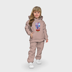 Детский костюм оверсайз Brawl STARS COLETTE, цвет: пыльно-розовый — фото 2