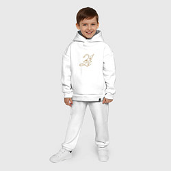 Детский костюм оверсайз Kobe Bryant, цвет: белый — фото 2