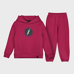 Детский костюм оверсайз Flash, цвет: маджента