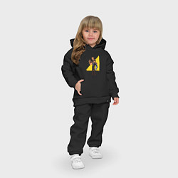 Детский костюм оверсайз Джонни Сильверхенд, цвет: черный — фото 2
