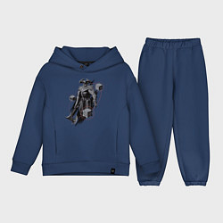 Детский костюм оверсайз Степной Волк Степпенвулф, цвет: тёмно-синий