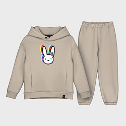 Детский костюм оверсайз Bad Bunny logo