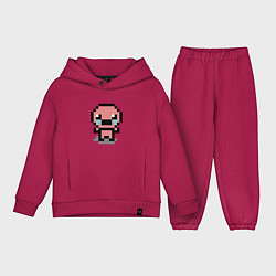 Детский костюм оверсайз Pixel isaac, цвет: маджента
